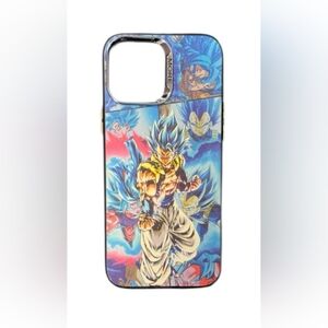 Case for iPhone 13 Pro Max, Case with anime image, case in blue